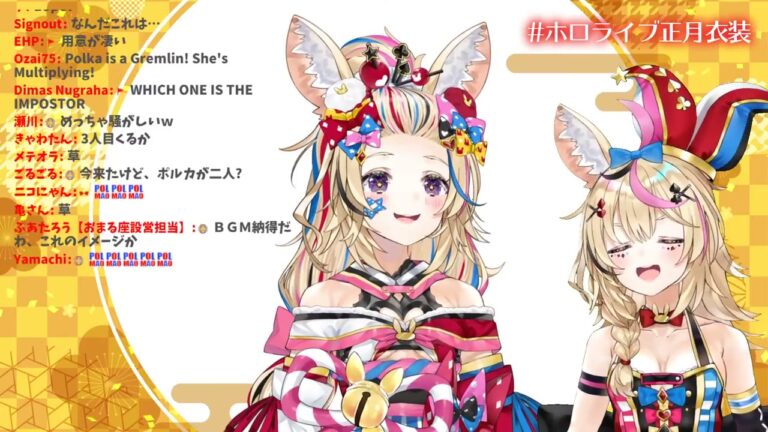 【#ホロライブ正月衣装】初衣装初正月新装開店ホロ新衣装リレーNew YearNew Look【尾丸ポルカ/ホロライブ】