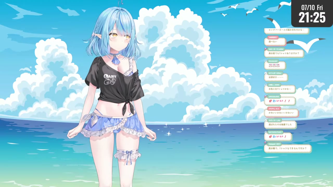 【#雪花ラミィ新衣装お披露目】グッズ出ます！！夏らしいラミィを見に来てね❤【雪花ラミィ /ホロライブ】
