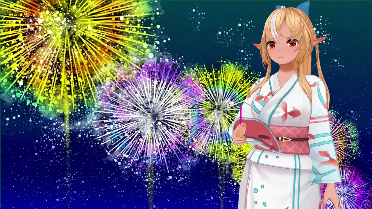 【水着&浴衣】「お!?おうちでも目開くようになったんか」【不知火フレア/ホロライブ】
