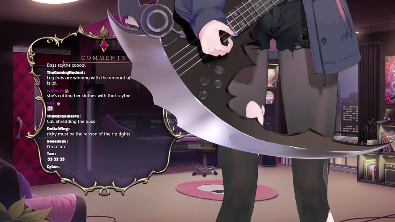 【NEW OUTFIT REVEAL】rock and roll reaper, baby! #rockalliope