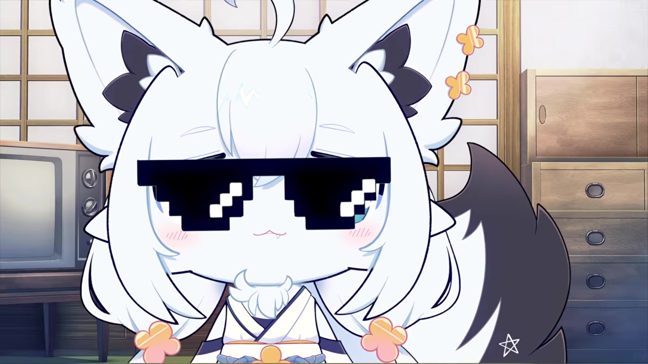 【お披露目】人間!みよ!これがケモノ界のキングなのだ!【白上フブキ/ホロライブ】