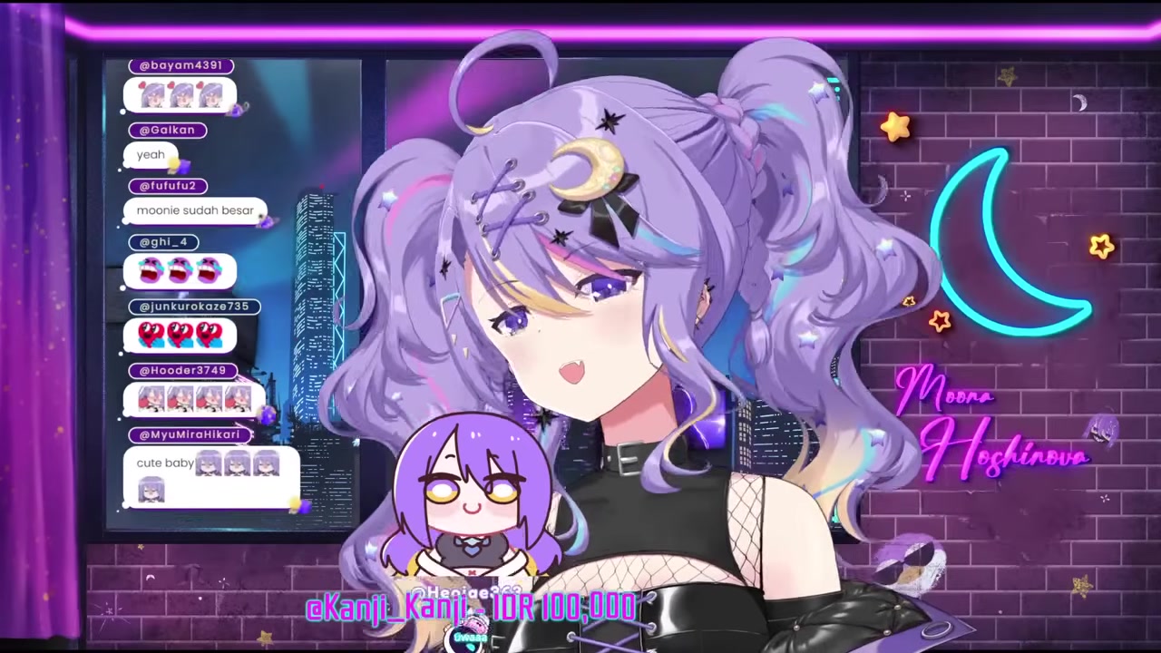 【New Accessories】I just went to a salon and look what they got me!【Moona Hoshinova】