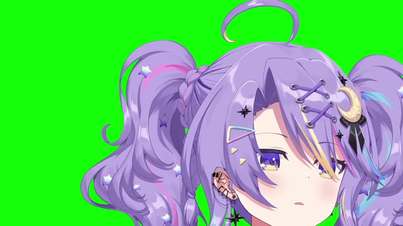 【New Accessories】I just went to a salon and look what they got me!【Moona Hoshinova】