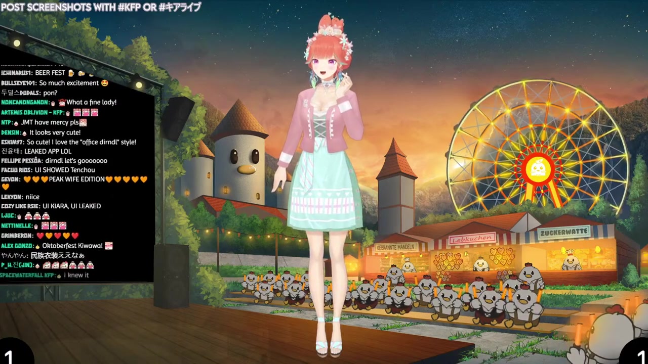 【NEW OUTFIT】1 Million Subscriber Celebration Costume~!!! #kfp #キアライブ