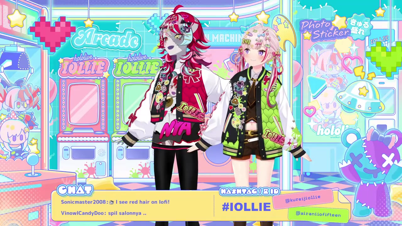 【#IOLLIE 】TWO BESTIES WALK INTO AN ARCADE... WITH NEW DRIP?!?! @AiraniIofifteen 【Kureiji Ollie】