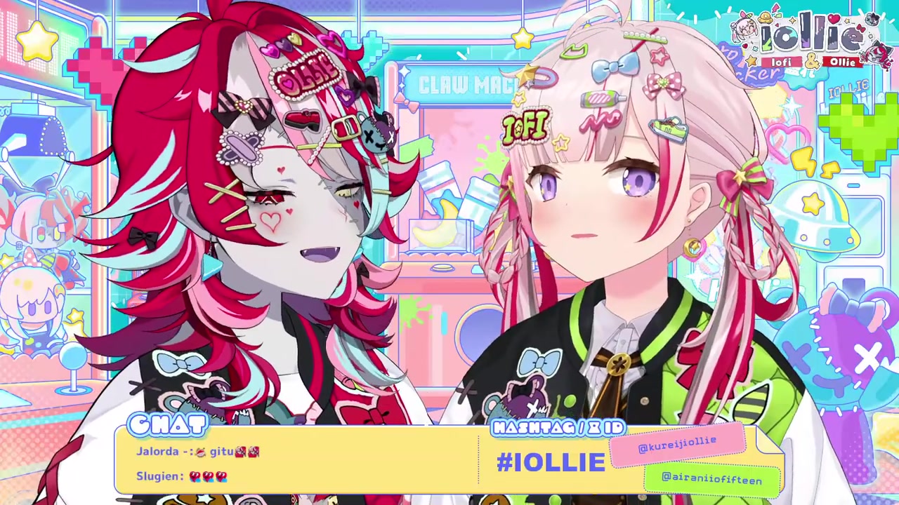 【#IOLLIE 】TWO BESTIES WALK INTO AN ARCADE... WITH NEW DRIP?!?! @AiraniIofifteen 【Kureiji Ollie】