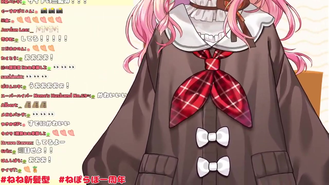 【#ねぽらぼ一周年】大人のねね、見て?Nene's all grown-up... So come watch!【桃鈴ねね/ホロライブ/ #ねね新髪型】