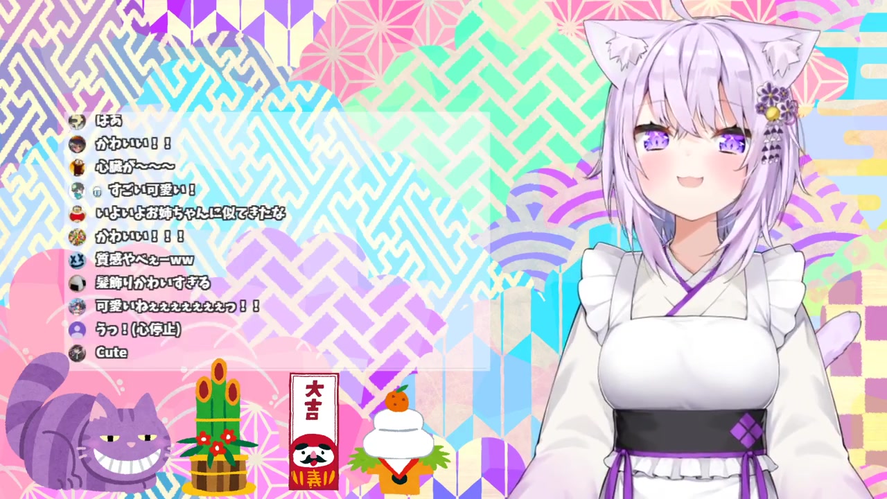 【#ホロライブ正月衣装】ドキドキ新衣装お披露目!【ホロライブ/猫又おかゆ】