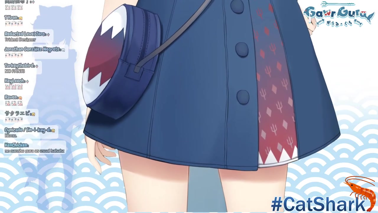 【NEW OUTFIT REVEAL】Gawr Gura #CatShark