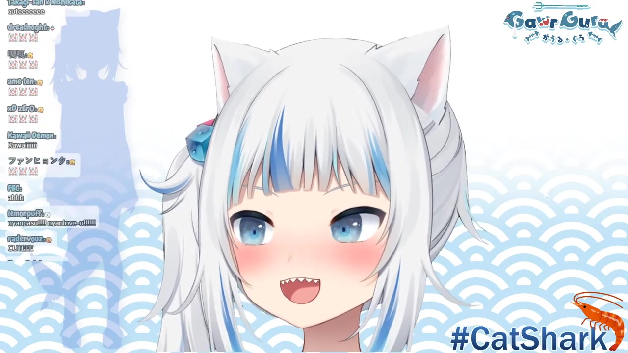 【NEW OUTFIT REVEAL】Gawr Gura #CatShark