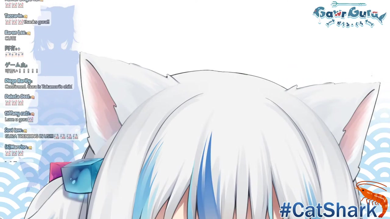 【NEW OUTFIT REVEAL】Gawr Gura #CatShark