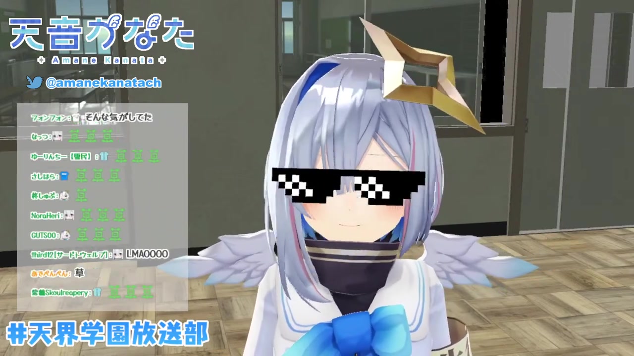 【新おうち3D】教室にて、小悪魔参上!?【天音かなた/ホロライブ】