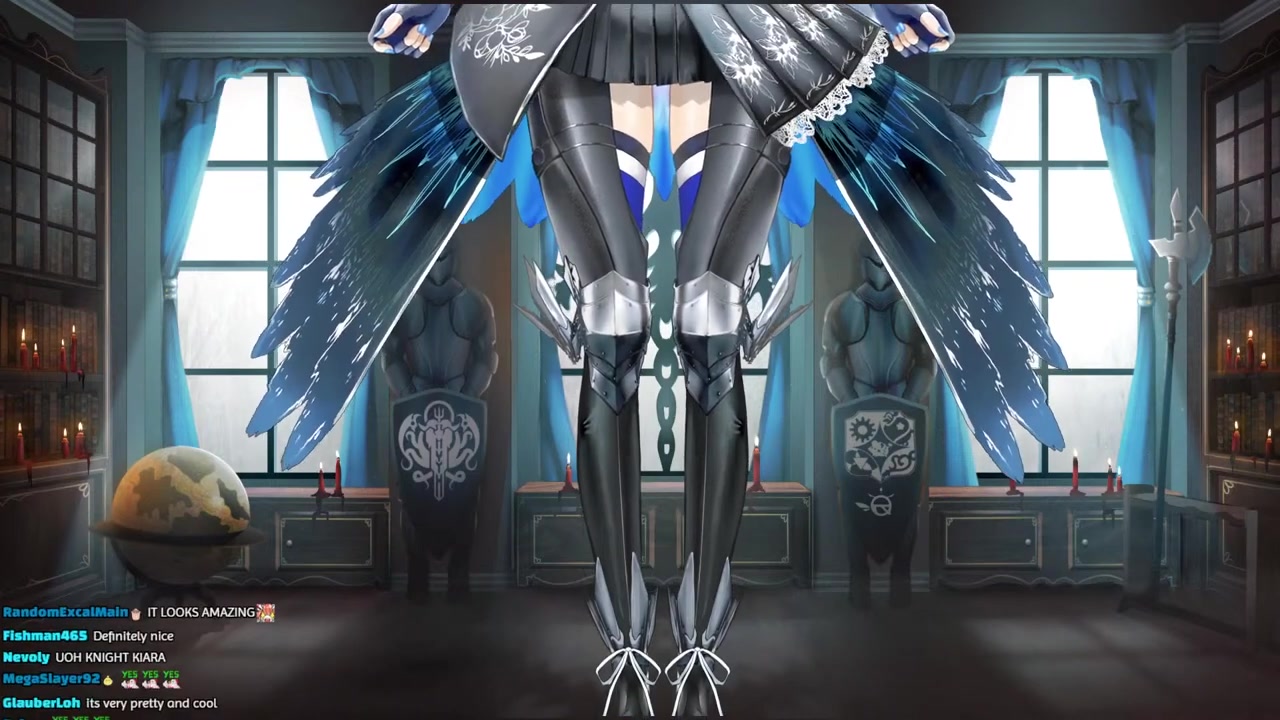 【NEW OUTFIT REVEAL】the night sky looks weird tonight. #KiaraAlter