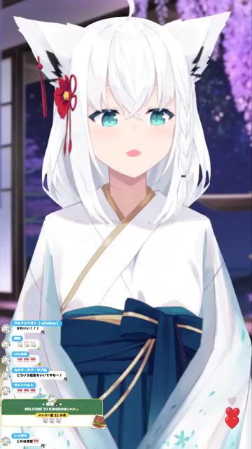 【帰還☆お披露目】縦型⛩お正月衣装のアプデが間に合ったようです。#shorts 【ホロライブ/白上フブキ】