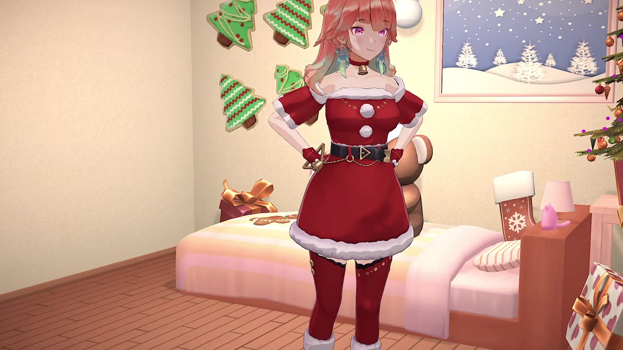 【3D】TWO outfit reveals!!!!! MERRY CHRISTMAS✨ #kfp #キアライブ