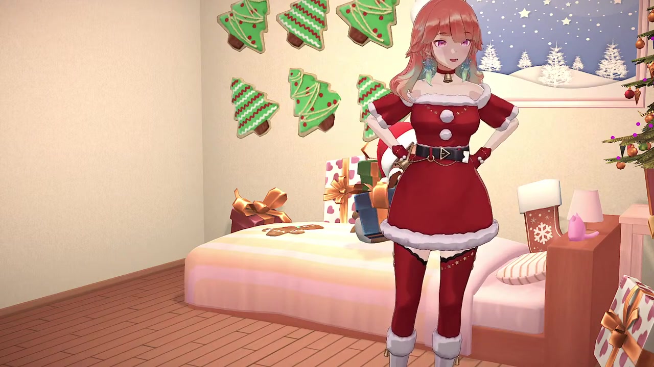 【3D】TWO outfit reveals!!!!! MERRY CHRISTMAS✨ #kfp #キアライブ