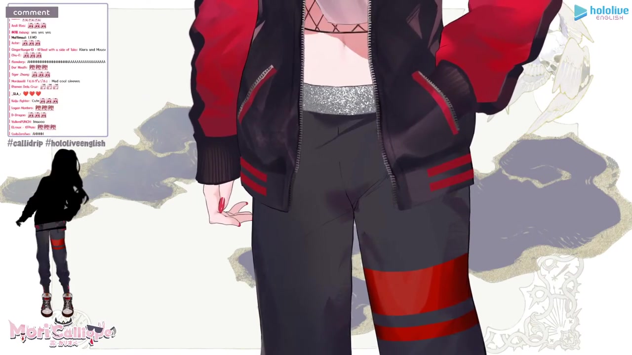 【NEW OUTFIT REVEAL!】Grim Reaper's Brand New Style! 新衣装お披露目会!! #HololiveEnglish #CalliDrip