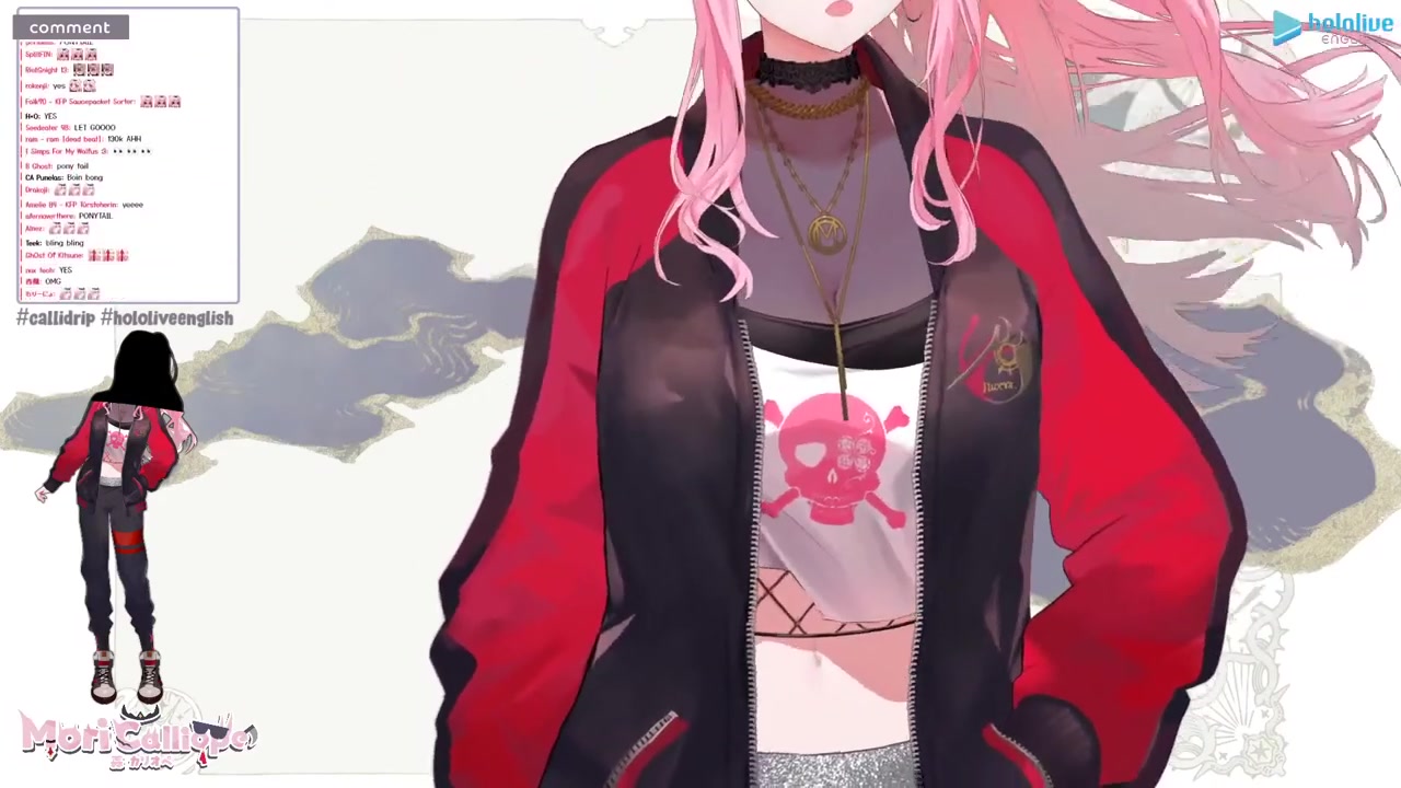 【NEW OUTFIT REVEAL!】Grim Reaper's Brand New Style! 新衣装お披露目会!! #HololiveEnglish #CalliDrip