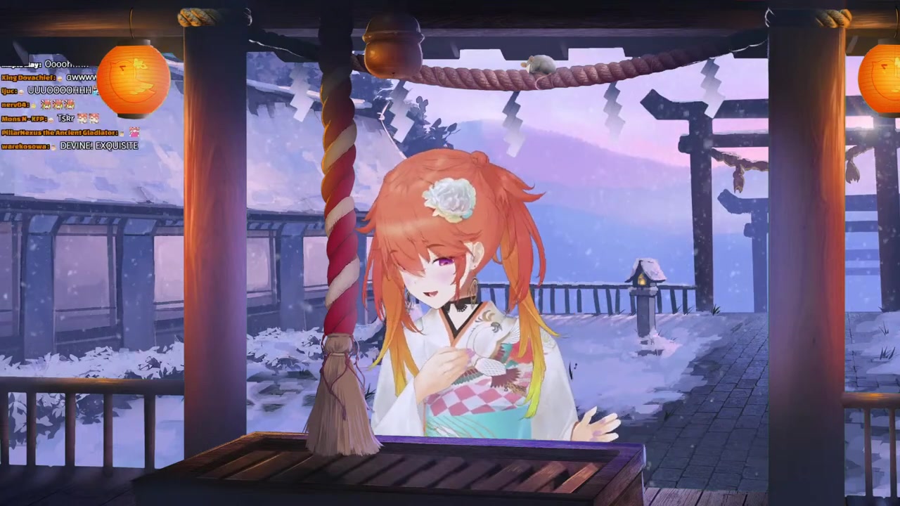 【NEW YEARS KIMONO REVEAL】Tenchou In Formal, Traditional Japanese Kimono!!??!  #HoloENKimonoRelay