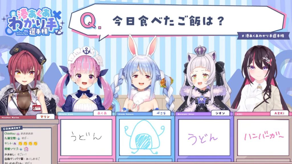 湊あくあわかり手選手権