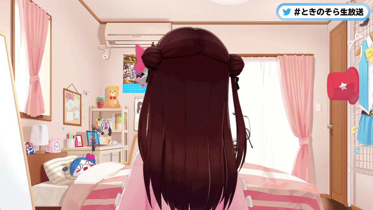 【お披露目】新髪型だよ?どうかな??【#ときのそら生放送】
