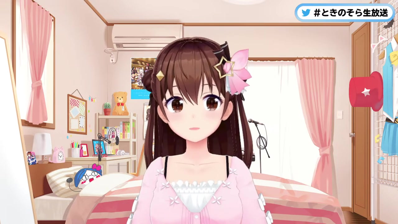 【お披露目】新髪型だよ?どうかな??【#ときのそら生放送】