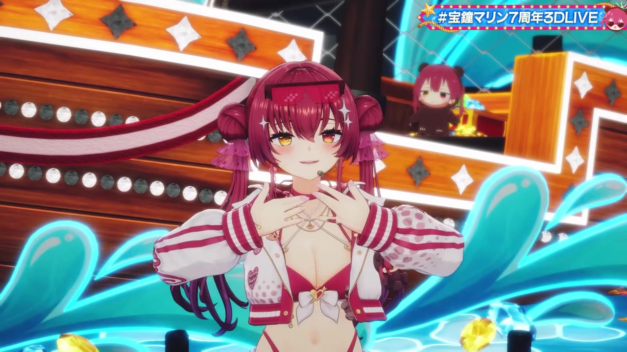 【水着新衣装お披露目!!】#宝鐘マリン7周年3DLIVE【ホロライブ/宝鐘マリン】