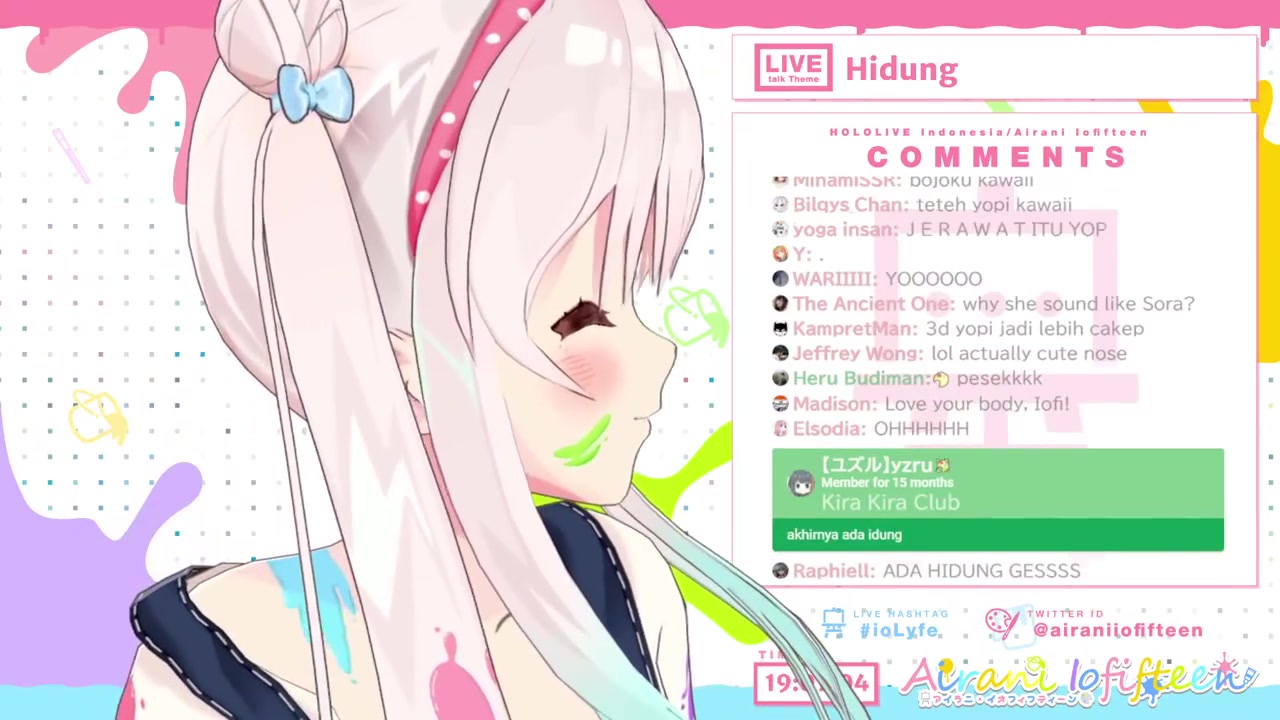 【おうち3D】LOOK! I just wanna show my nose, LIHAT HIDUNG YOPI!【 iofi / ホロライブ 】