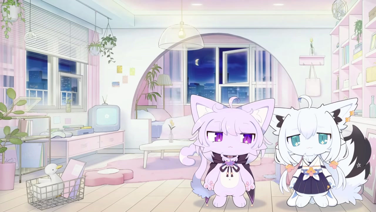 【お披露目】#にゃんぐこーん ケモケモお披露目でケモ度倍増!?【白上フブキ/猫又おかゆ/ホロライブ】