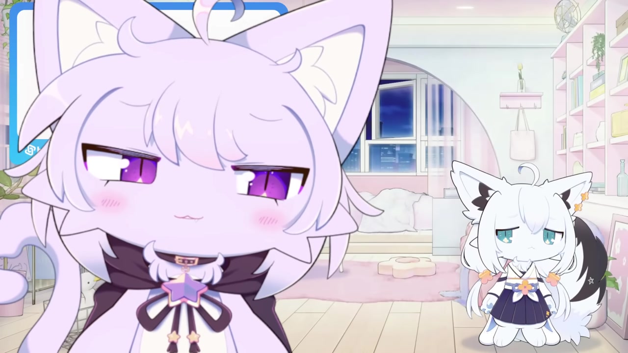 【お披露目】#にゃんぐこーん ケモケモお披露目でケモ度倍増!?【白上フブキ/猫又おかゆ/ホロライブ】