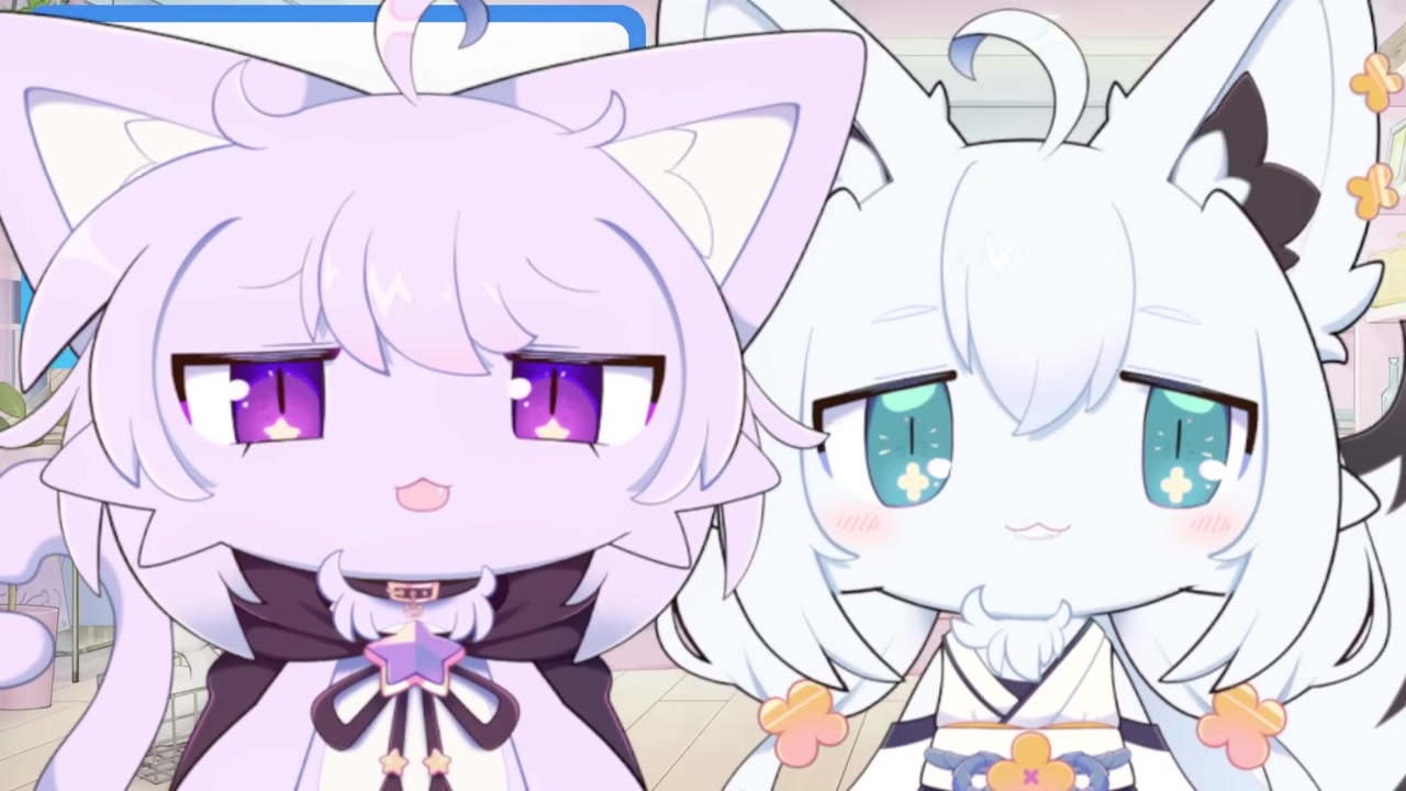 【お披露目】#にゃんぐこーん ケモケモお披露目でケモ度倍増!?【白上フブキ/猫又おかゆ/ホロライブ】